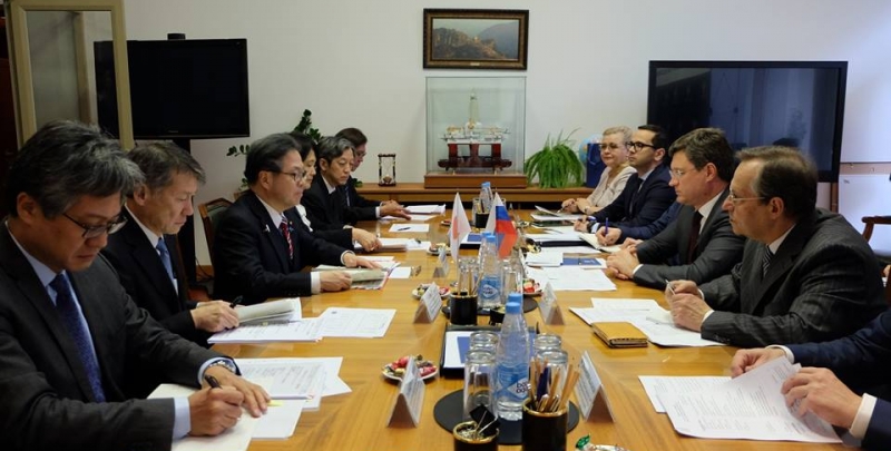 亞歷山大諾瓦克：“能源部將繼續為俄日能源合作項目提供最大的援助”