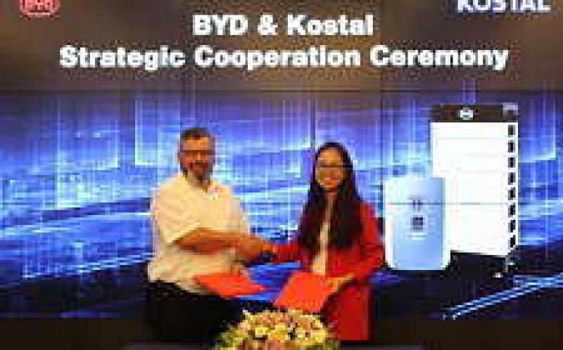 比亞迪，Kostal宣布與儲能合作伙伴關系